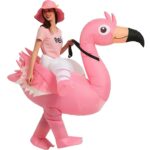 adult inflatable flamingo