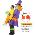 blow up halloween witch