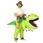 blow up riding dinosaur costume