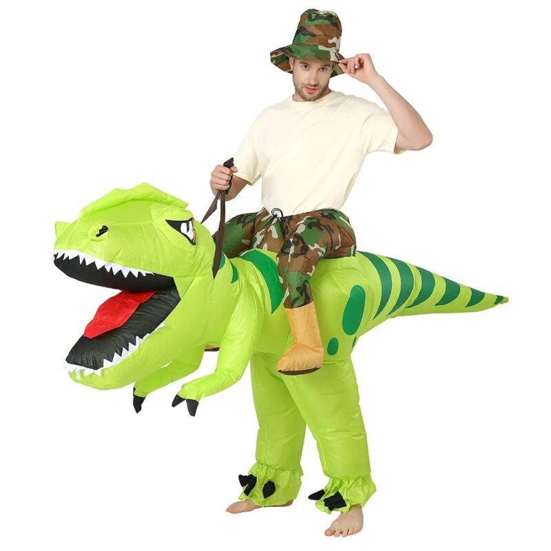 dinosaur riding costume