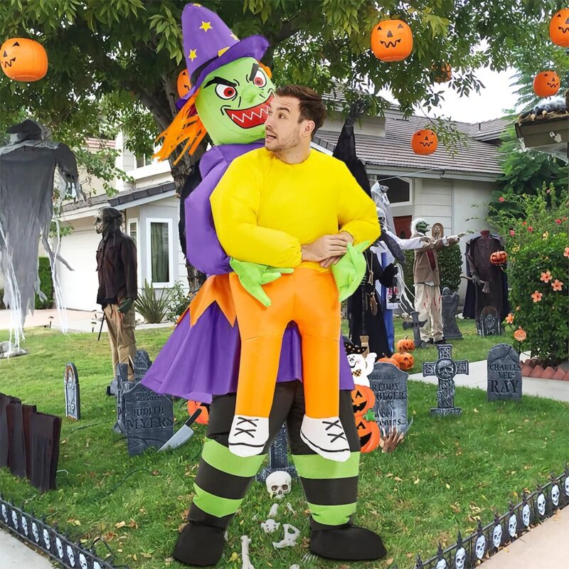 halloween inflatable witch