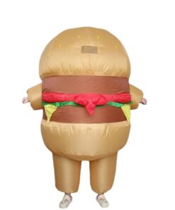 inflatable hamburger costume