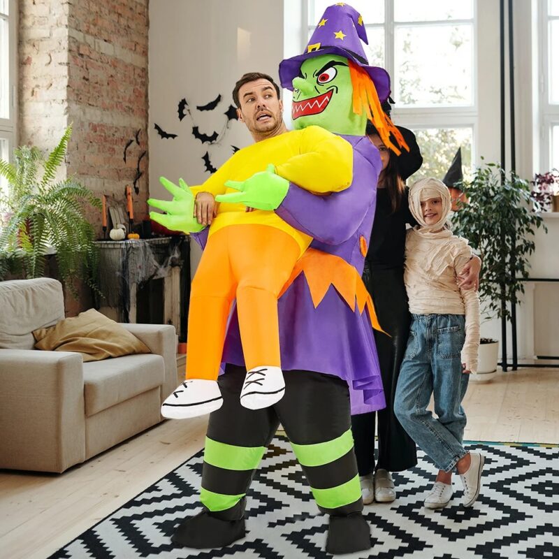 witch halloween inflatable